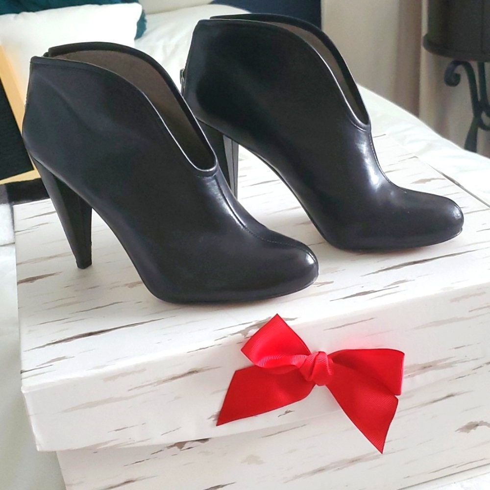 Vince Camuto Leather Ankle Booties